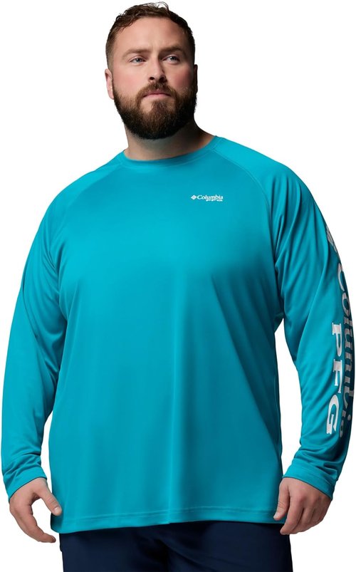 Columbia Men's PFG Terminal Tackle Long Sleeve Fishing Shirt - Quick-Dry Fabric | Lightweight Comfort