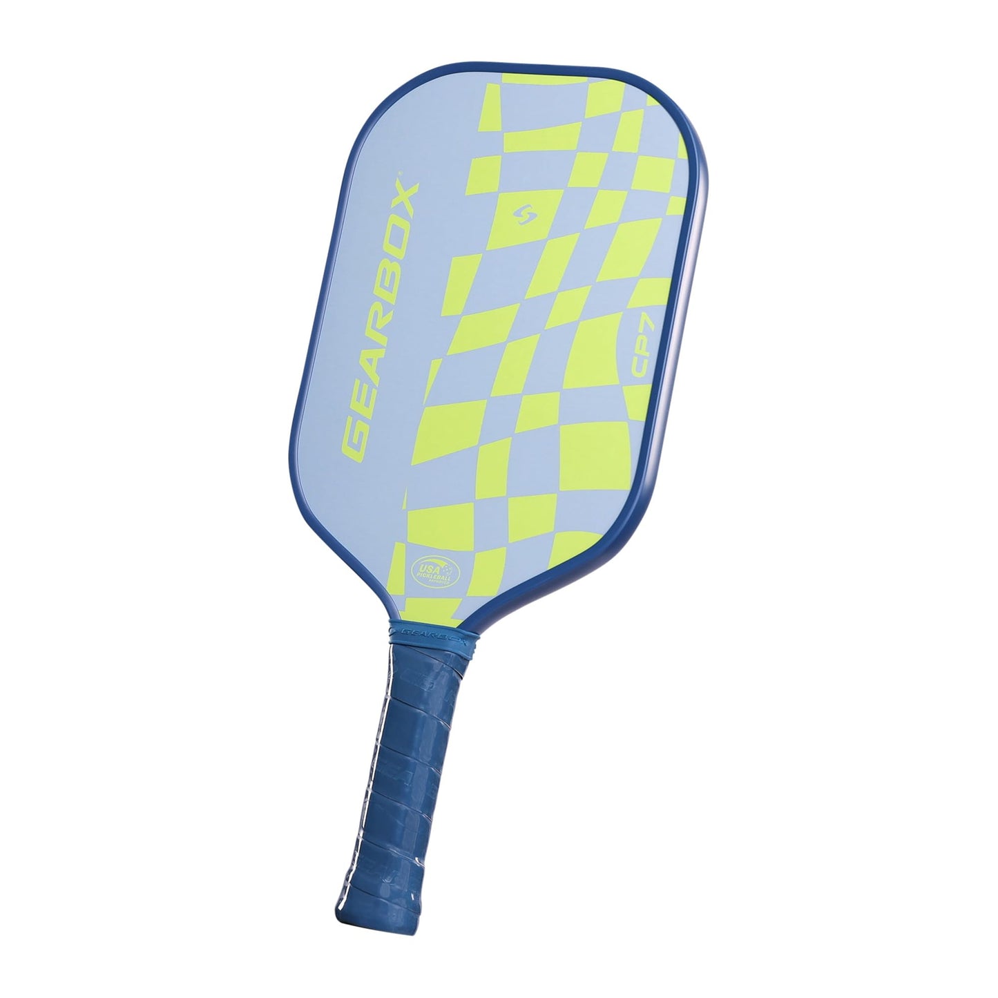 Gearbox CP7 Pickleball Paddle 8 oz – Lightweight Carbon Fiber Paddle with Textured Surface for Ultra Spin, Power & Control – Elongated Shape, Large Sweet Spot, Hyper-Bite Technology, 4” Grip