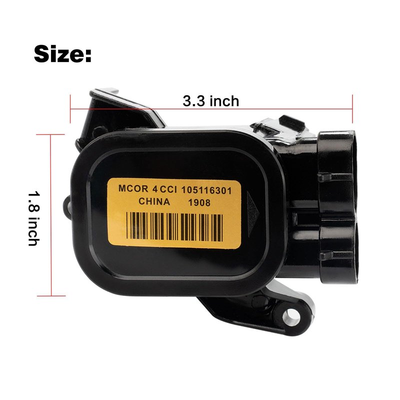 AIPSET MCOR 4 Golf Cart Throttle Potentiometer Accelerator Compatible with Club Car DS/Precedent/Carryall 2012-up Golf Carts, Replaces OEM# 105116301, Also Fit MCOR3 OEM# 103850401