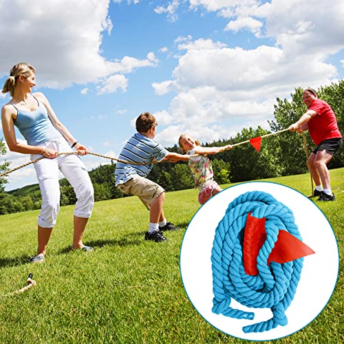 Tug of War Rope - 20 Ft Blue for Kids & Adults - Party Games