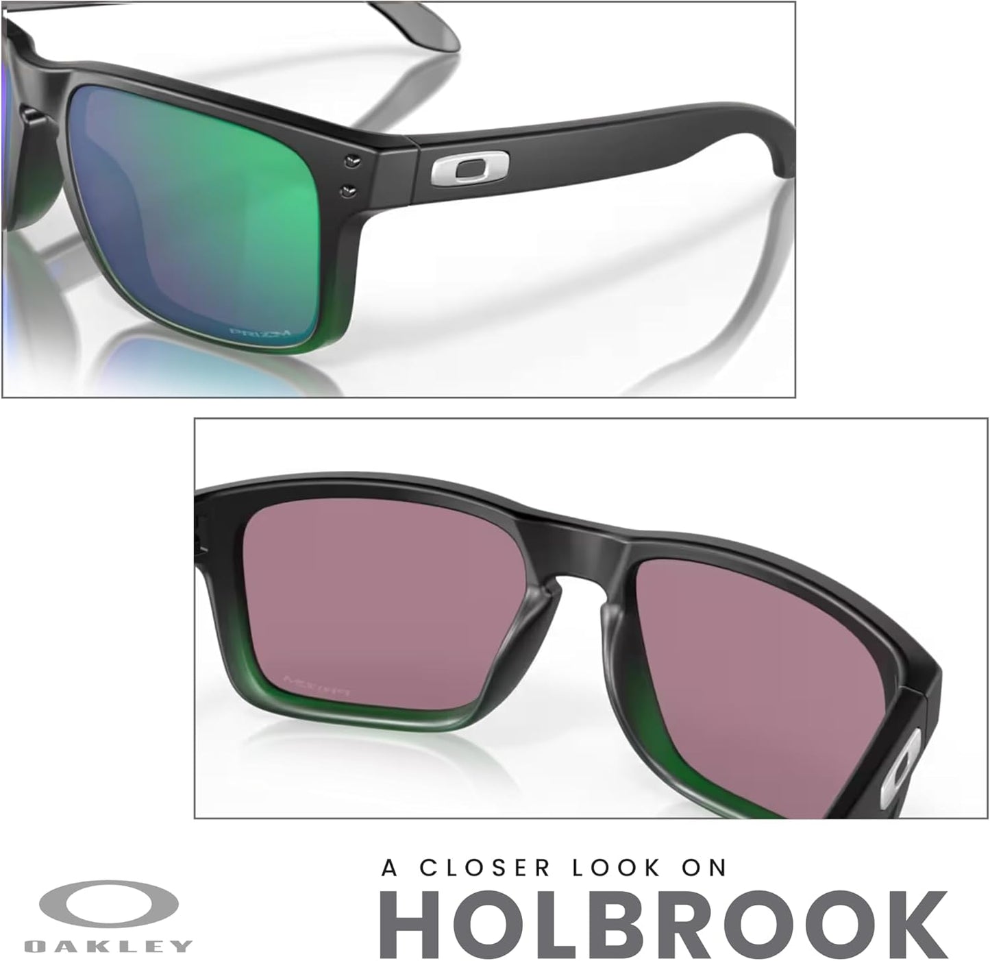 OAKLEY Holbrook OO9102 Square Sunglasses for Men - Includes Accessory Leash Kit & Microfiber Pouch