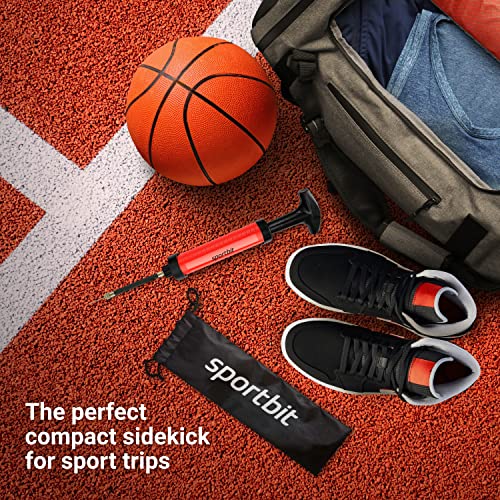 Portable Hand Pump for Basketball, Volleyball, Soccer & Football