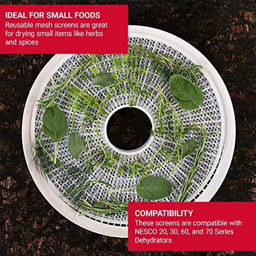 13.5" Round Clean-A-Screens for Dehydrators - Pack of 2