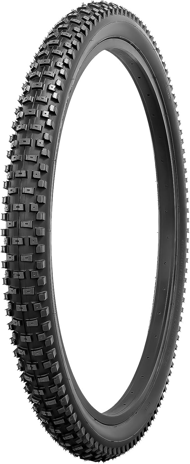 YUNSCM 26" Mountain Bike Tires - Heavy Duty 26x2.30 & 26" Tubes with Schrader Valve | Off-Road Ready