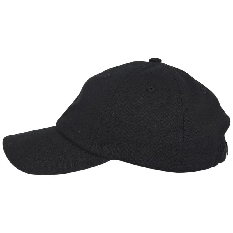 E BY ELIDAN Classic Dad Hat – 100% Cotton, Adjustable Metal Buckle Strap, Low-Profile Fit, Breathable and Packable Baseball Cap Unisex, Black