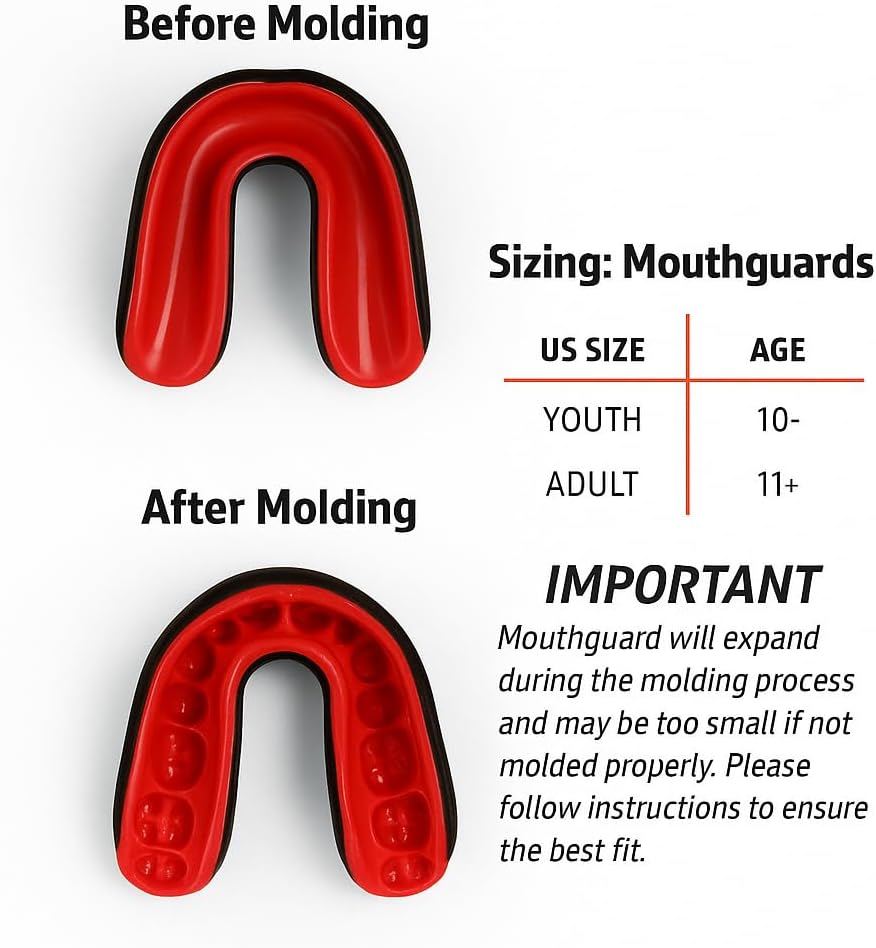 Venum Challenger Mouthguard - Superior Protection for Combat Sports | Red and Black Design