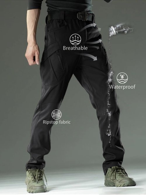 AUTIWITUA Men's Tactical Cargo Pants Water Resistant Lightweight Hiking Pants Outdoor Work Pants with Multi Pockets(No Belt)