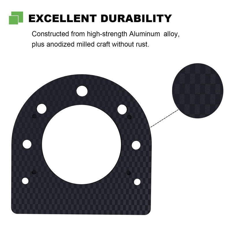 MAZEL Golf Putting Cup Hole Accuracy Trainer - Anodized Milled Aluminum Alloy Putting Training Aid for Indoor Outdoor Practice, with Carry Bag (Black)