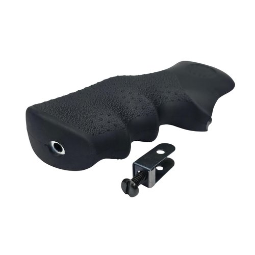Hogue OverMolded Rubber Full Size Grip for S&W N Frame, Black - 25000