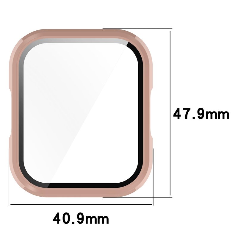 FitTurn 4-Pack Compatible with SKG V7, SKG V7 Pro Case, with Built-in HD Clear Ultra-Thin Hard PC Screen Protector Cover