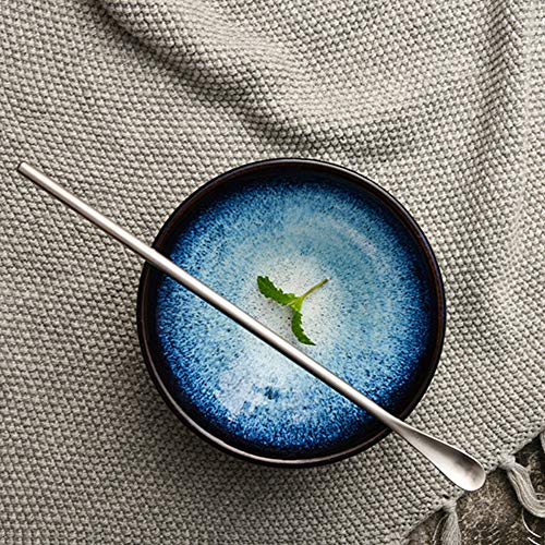 Stainless Steel Cocktail Stirring Spoon - Thick-Handle - Set of 4 (7.6 Inch)