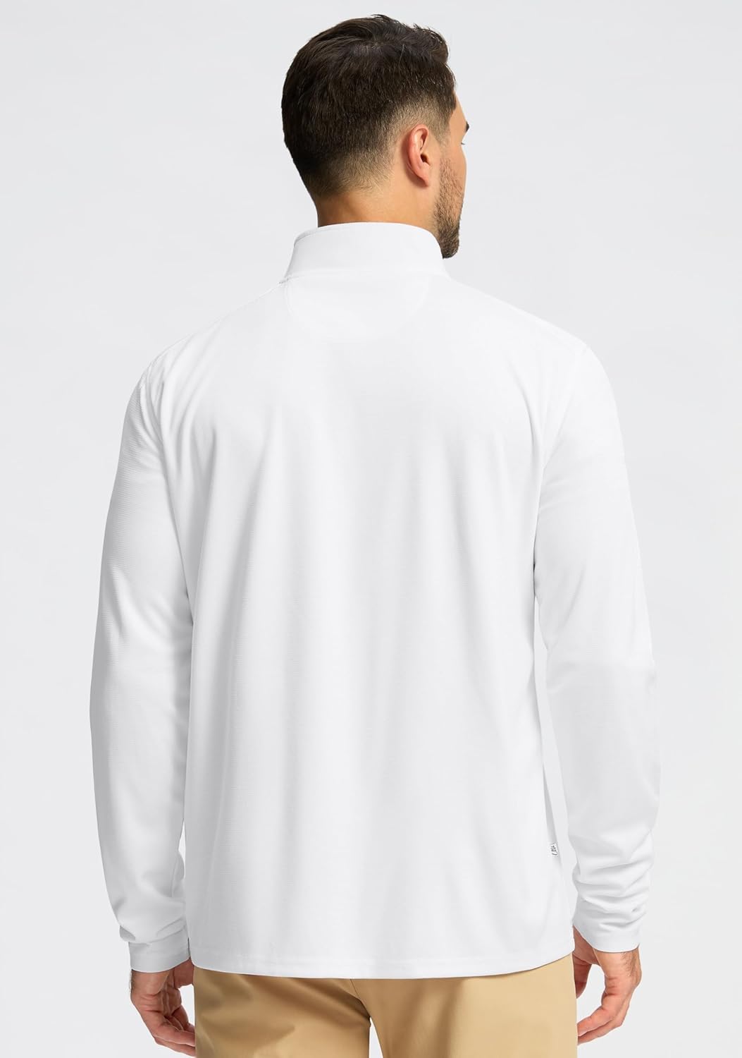 Obla Golf Quarter Zip Pullover - Lightweight Men's Mock Neck Sweatshirt for Sun Protection | Long Sleeve