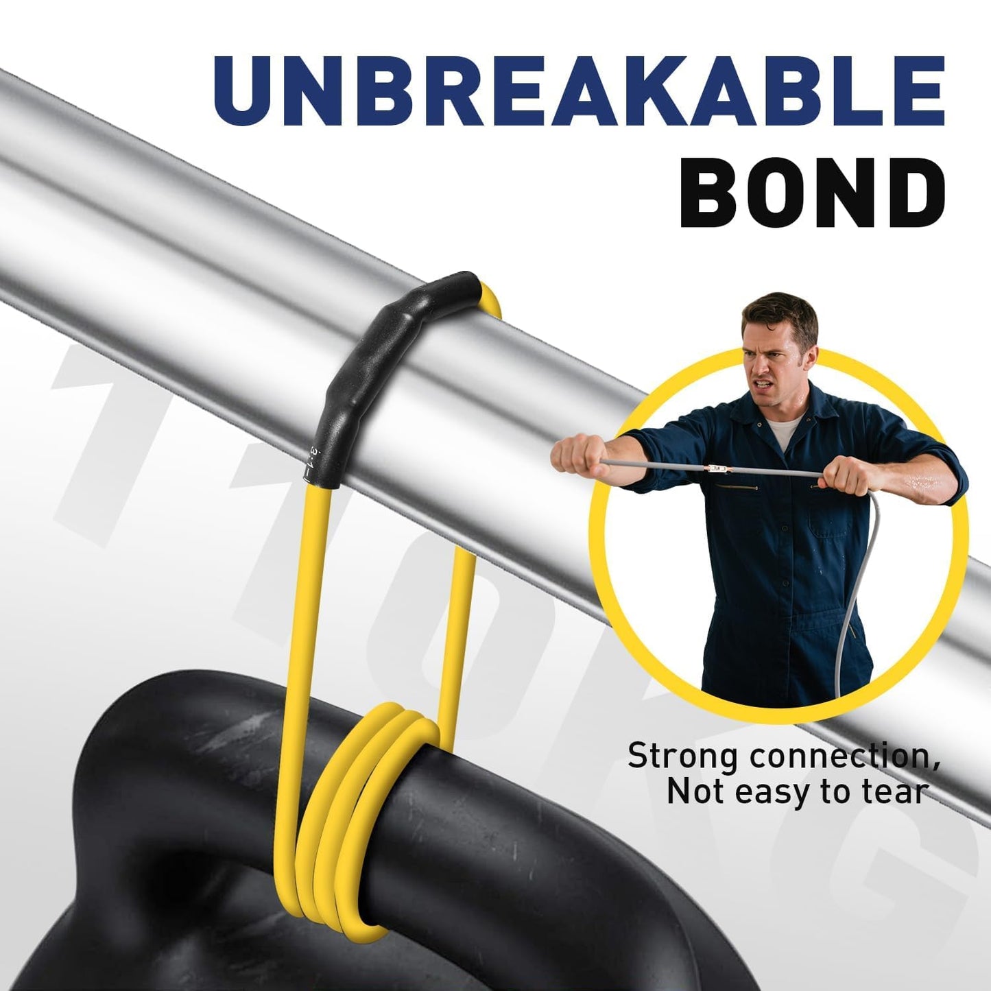 haisstronica 200PCS Non Insulated Butt Connectors Kit with Heat Shrink Tubing, AWG 22-16 Tinned Copper Seamless Butt Splice Terminals and 3:1 Shrink Tube for Automotive, Marine, Wiring Projects