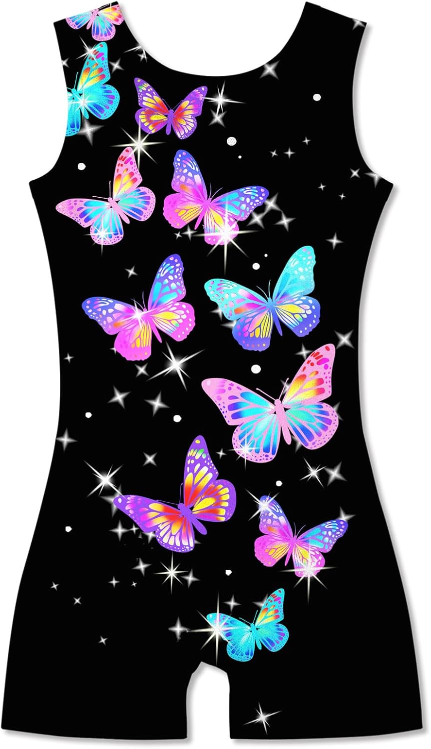 TUONROAD Girls Gymnastics Leotard - Cute Toddler Unitard for Dance & Tumbling | Sizes 2-10T