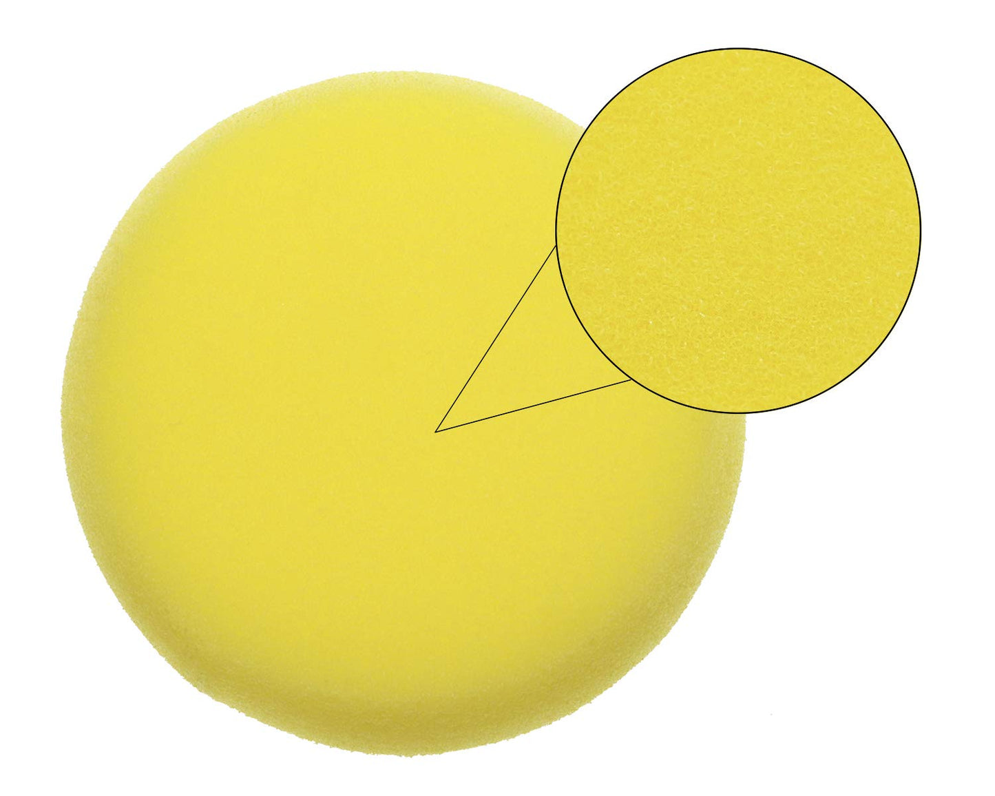 Penta Angel Round Sponges 6pcs 3inch Yellow Painting Sponges Synthetic Artist Sponge Watercolors Sponge for Art & Craft Pottery Clay Cleaning Ceramics Wall