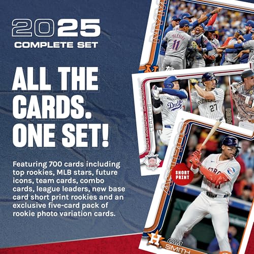 2025 Topps Baseball Complete Set - Factory Sealed Box of 700 Cards