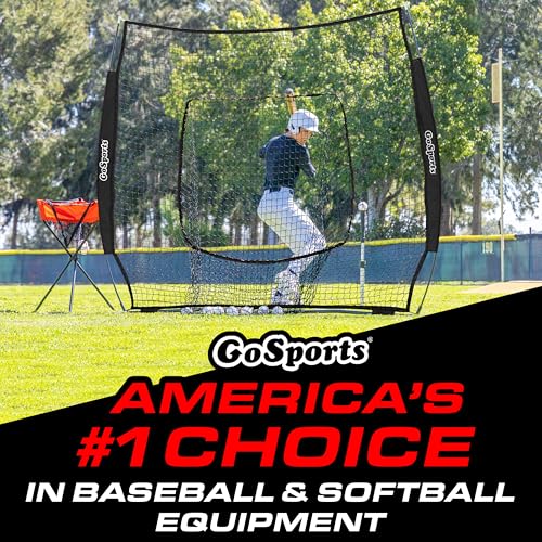 7 ft x 7 ft Baseball & Softball Hitting Net - Black Variation