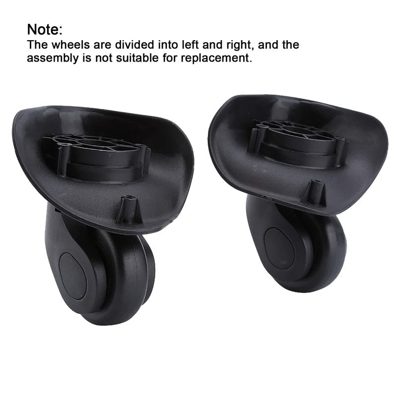 1Pair Luggage Suitcase Replacement Wheels Inline Outdoor Skate Travel Accessories(W041-2 S)