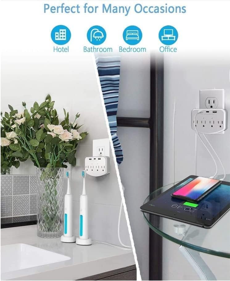 Kestanlora 1080P Wireless Cameras Mini Small Security Wall Outlet WiFi Camera Indoor Camera for Home Security【Upgraded】