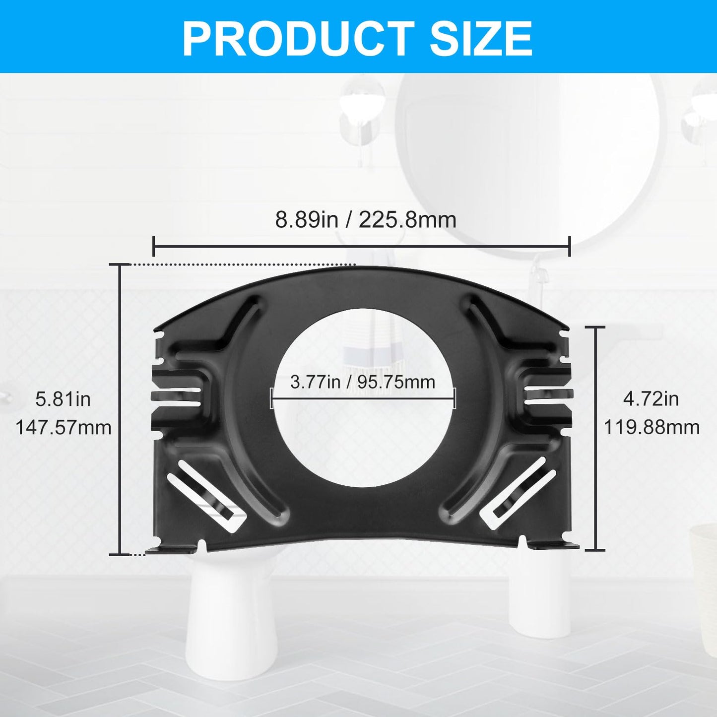 Toilet Tank Fastener Plate Replacement for KOHLER 1014065 Tank Plate, Kohler Toilet Tank Accessories - Heavy Duty Packaging - Millimeter Tolerances
