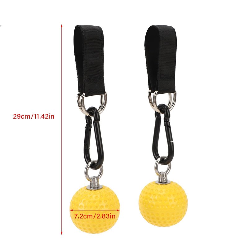 gernie Pull Up Ball Grip, Non Slip Climbing Pull Up Power Ball Hold Grips, Strengthens Upper Body Muscles and Grip, Hand Grips Strength Trainer Attachment for Pull up Kettlebells Fitness