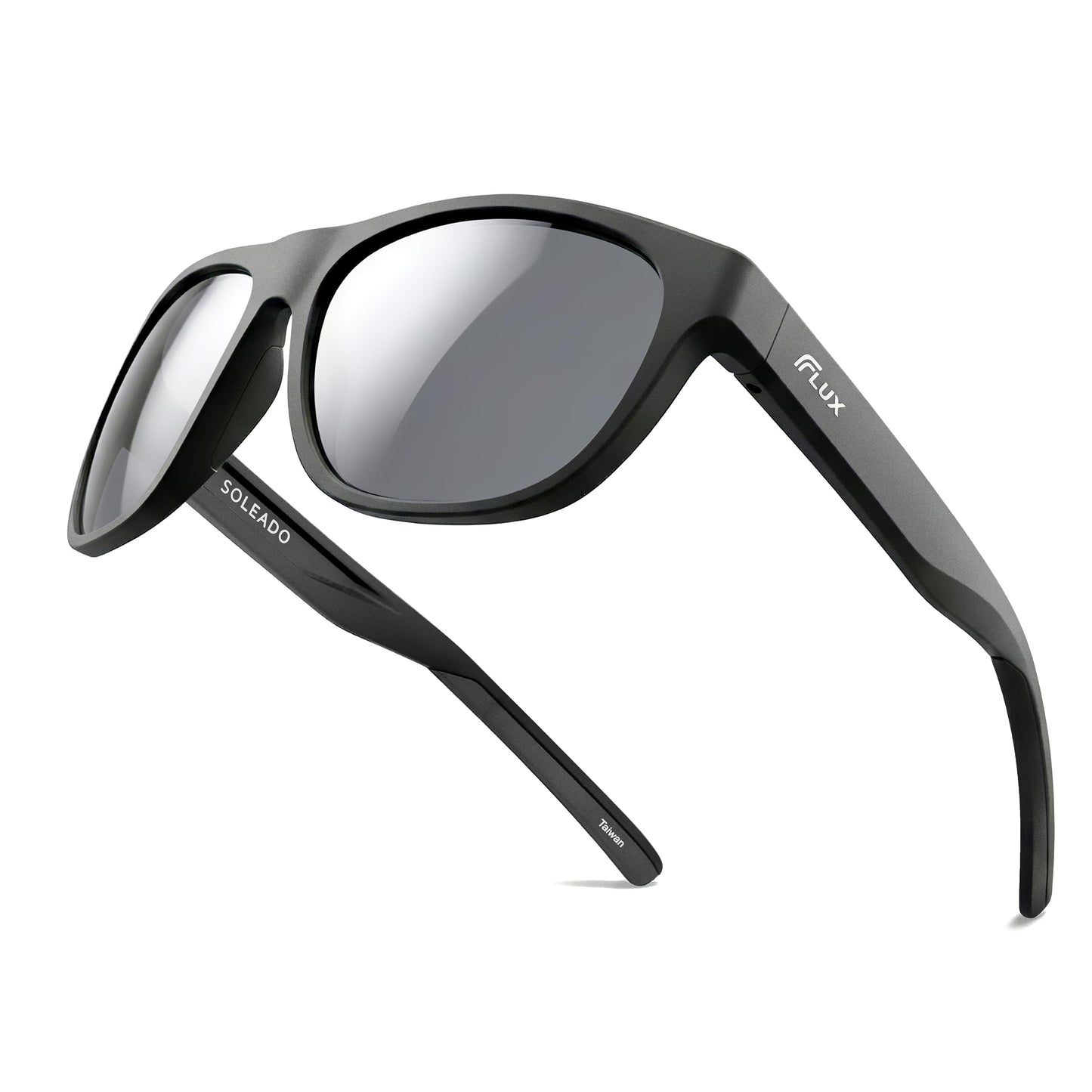 Flux Soleado Polarized Sunglasses for Men, Durable TR90 Frame, Secure Non-Slip Fit