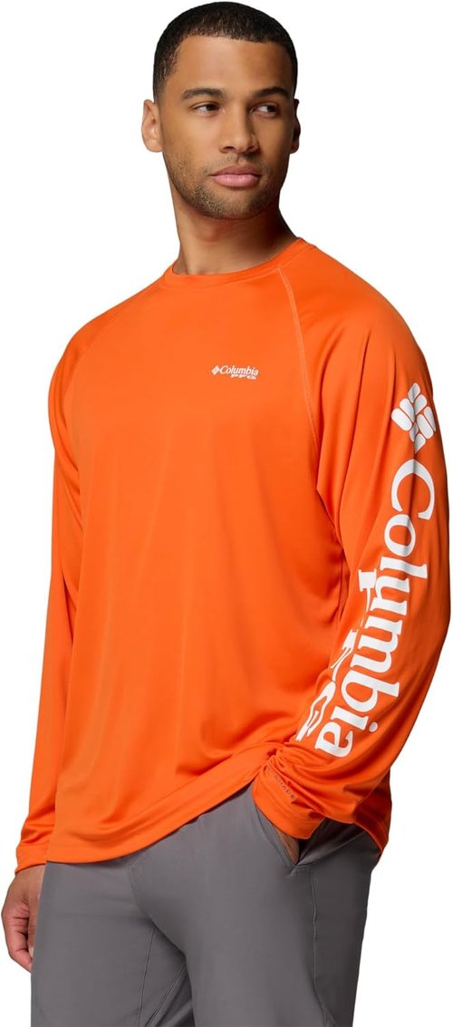 Columbia Men's PFG Terminal Tackle Long Sleeve Shirt - Quick-Dry Fabric | Lightweight & Comfortable