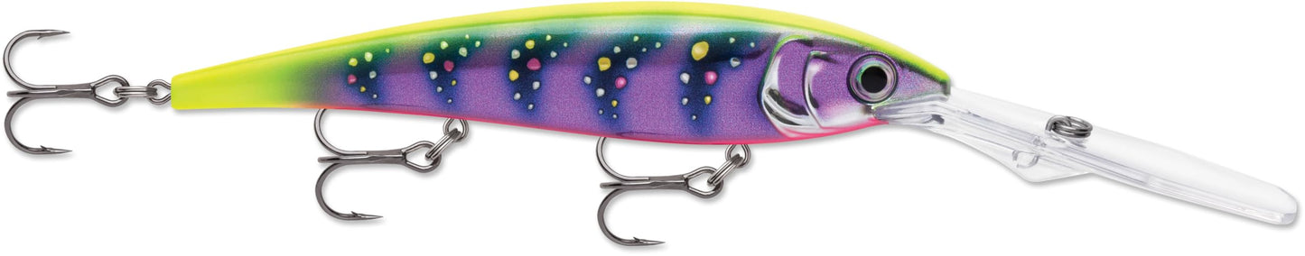 Rapala Gold Miner Spoon Lure, Casting Spoon, Trout Salmon Walleye Fishing Lure, Flashing Metal Spoon, 4-3/4", Purple Meat Market
