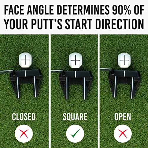PuttOUT Devil Ball Face Angle Trainer for Better Putting Practice