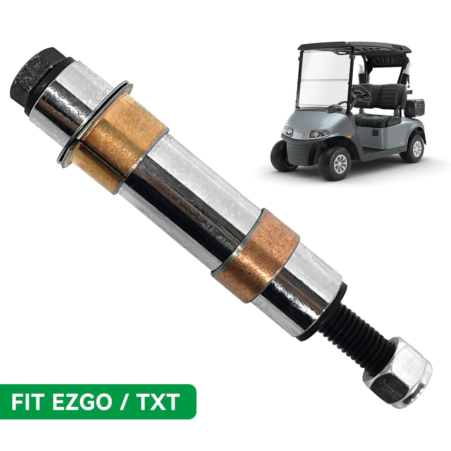 XUANYUDG0769 Golf Cart Spindle Bushing King Pin Tube Claw Copper Sleeve and Washers Assembly Repair Kit Fits for EZGO TXT/PDS Replaces 70648-G01 70749G01 70745G01