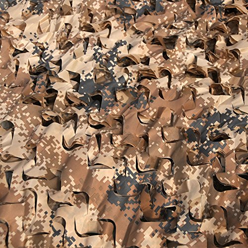 Camo Netting Roll for Hunting & Decoration - Desert Digital 1.5M x 2M