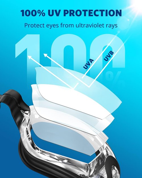 Aegend Swim Goggles - No Leak Design for Adults & Youth | Comfortable Fit & Full Protection