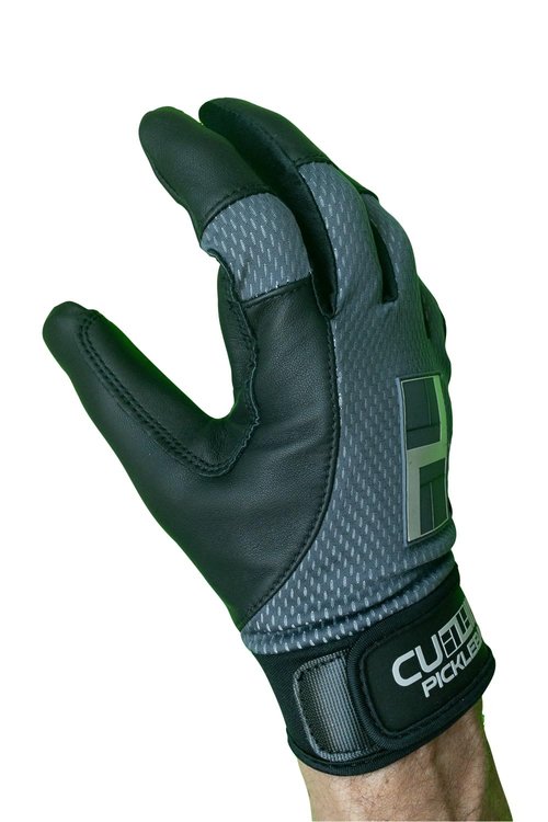 CUZINA HexPro Pickleball Racquetball Glove (Steel Gray/Black, M, Right)