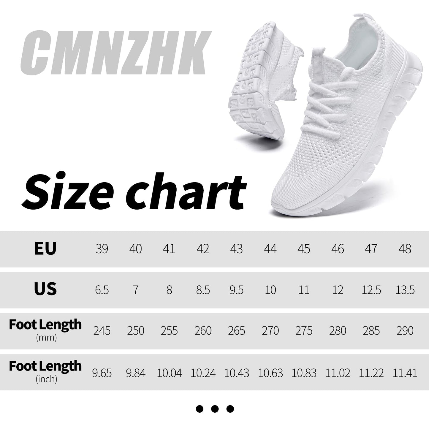 CMNZHK Men Running Tennis Shoes Gym Fashion Sneakers Walking Workout Shoes Athletic Slip on Breathable Mesh Comfortable Lightweight Casual Sport Shoe White 11