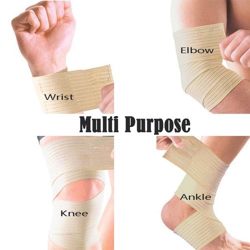 Luwint Bounce Breast Compression Band - Post Surgical Implant Stabilizer Strap Support Brace Bandage (Beige)