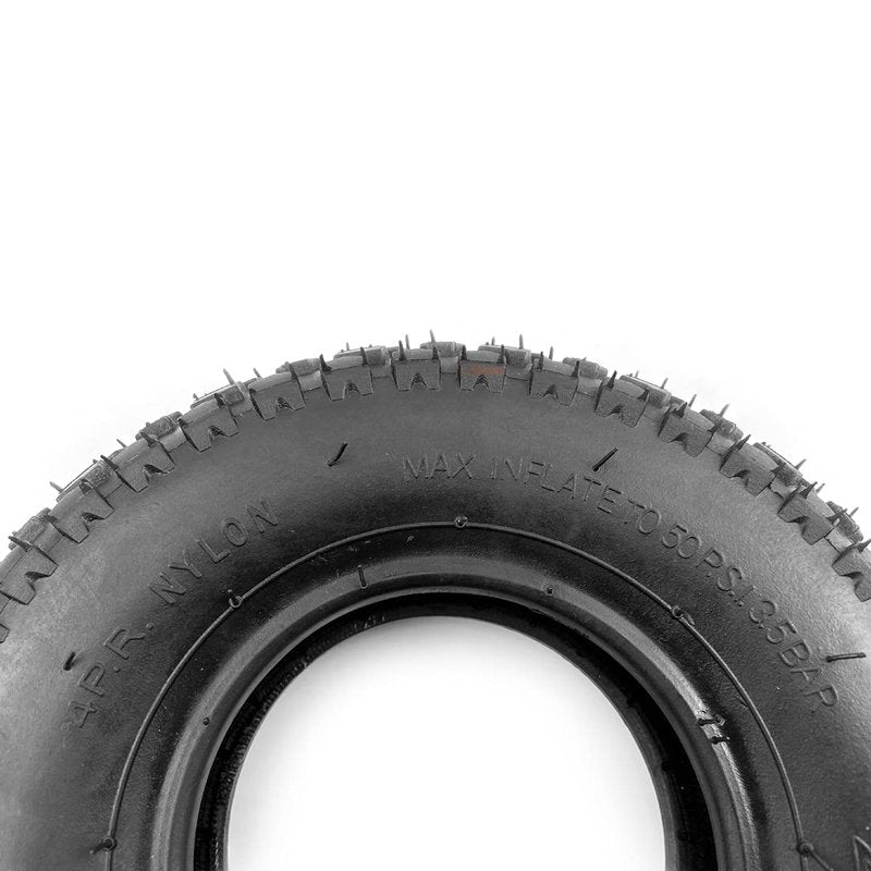 9 Inch Mountain Skateboard Wheel 226mm Scooter Off-Road Tyre With Inner Tube 2.80/2.50-4 Pneumatic AT Tire Alloy Hub (Offroad tire tube)