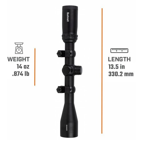Bushnell Banner 3-9x40mm Riflescope, Dusk & Dawn Hunting Riflescope (BDC Reticle)