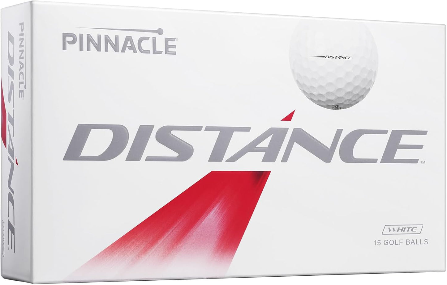 Pinnacle Distance 15-Ball Golf Balls - Enhanced Performance for Longer Drives