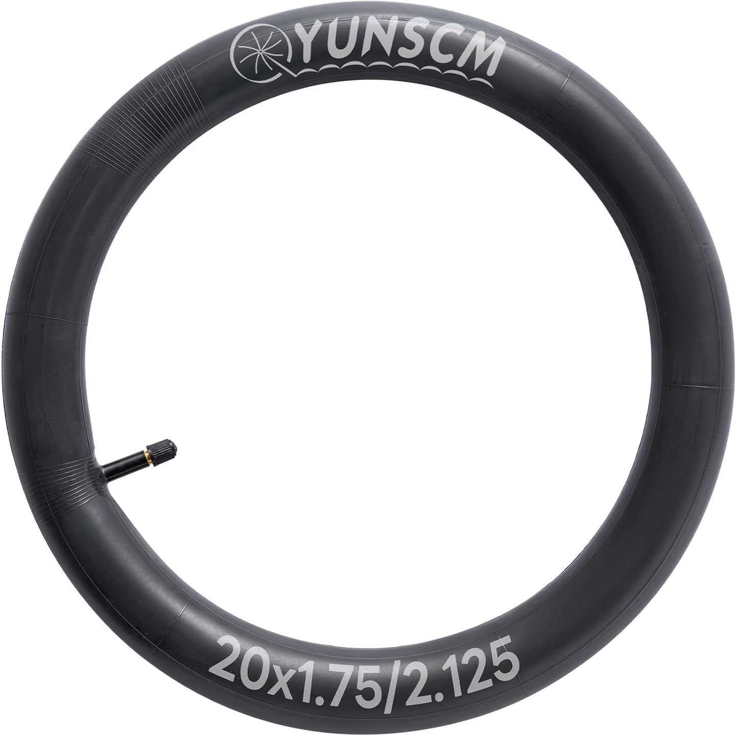 YUNSCM 20" Bike Tube - Compatible with 20x1.75 to 20x2.125 Tires - AV32MM Schrader Valve