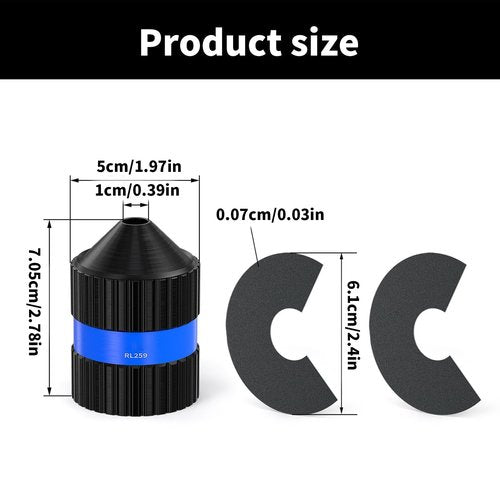 NUEAYMS Bicycles Deburring Reamer Tubing Chamfer Tool Bicycles Front Fork Tube Grinding Tool with Sandpaper Cycling Accessories