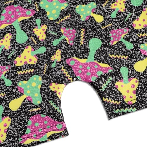 Girls Gymnastics Leotard with Shorts - Toddler Unitard - 2-3T Black Mushroom