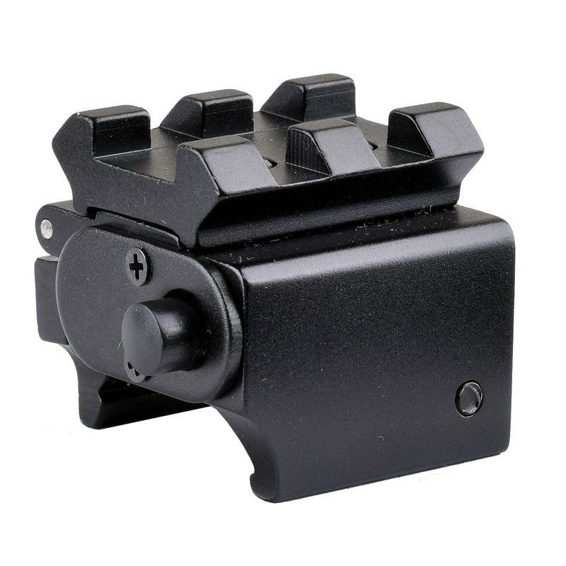 WIPBOTEN Adjustable Red Dot Beam Laser Sight Gun for Hunting Gun Rifle Pistol Handgun 20mm Mount with Button (top Rail)
