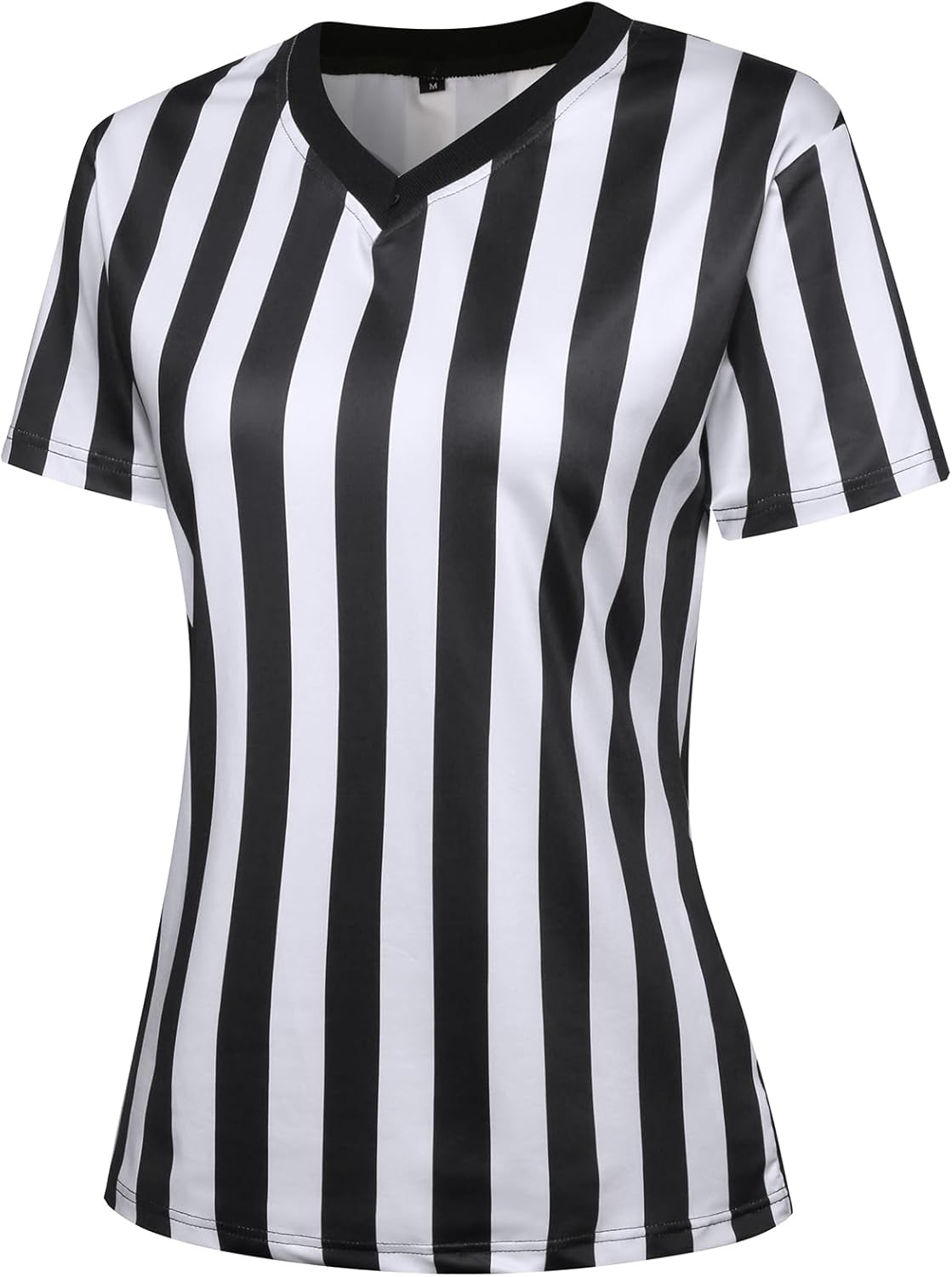 Skiennix Women's Referee Shirt - Official V-Neck Football & Basketball Jersey | Perfect for Halloween Costumes