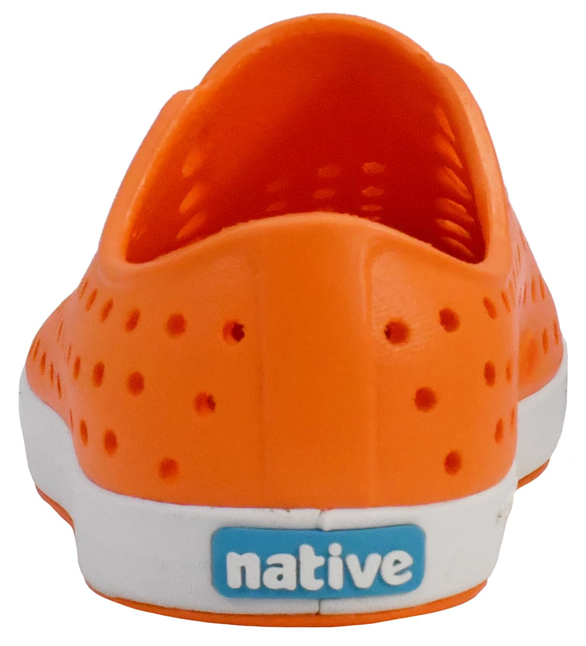 Native Shoes Unisex-Kids Jefferson Sneakers, Sunset Orange/Shell White, 2 Little Kid