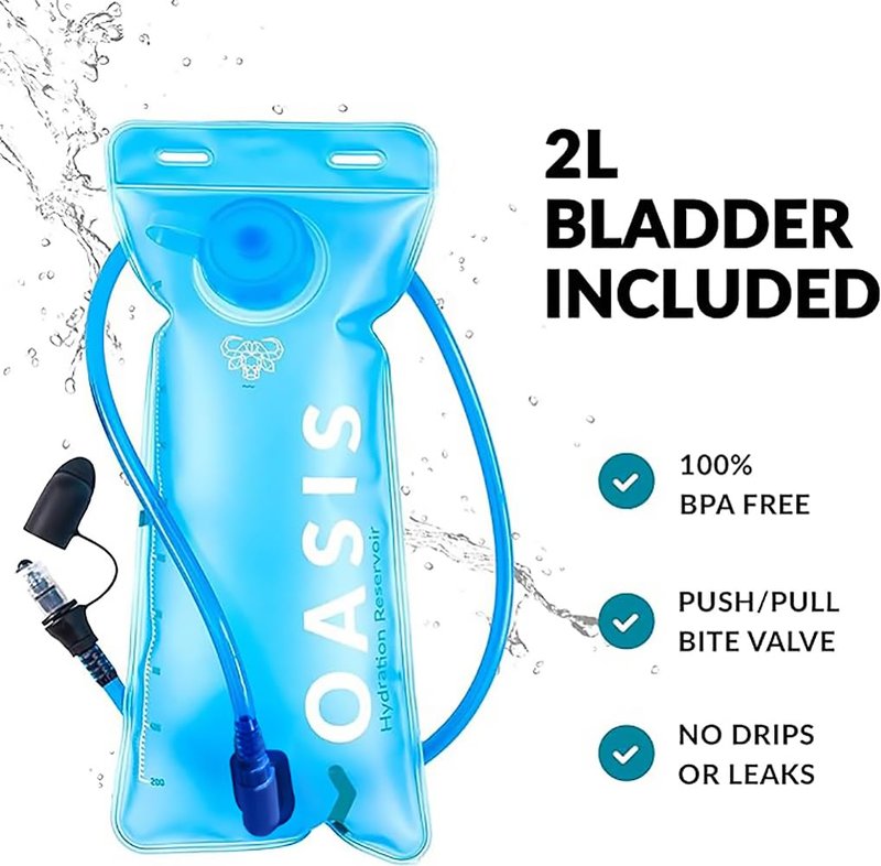 Road Runner Hydration Backpack – Lightweight Water Backpack with 2L Bladder - 12L Hydration Pack for Running, Hiking, Cycling & Outdoor Adventures