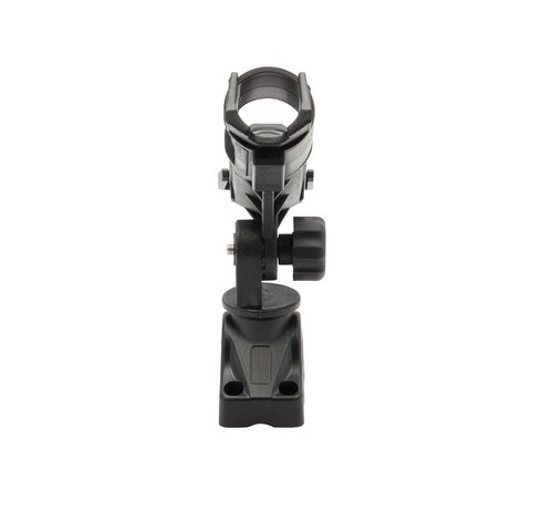 Extreme Max 3006.8615 Fishing Rod Holder with Adjustable Post and Locking Fixed-Mount, Black
