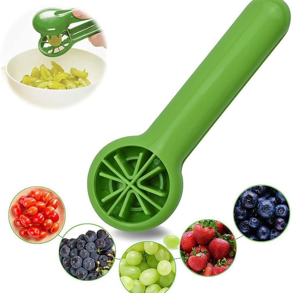 Skiennix Multifunctional Kitchen Gadget - Cherry Tomato, Strawberry & Grape Segmented Cutter