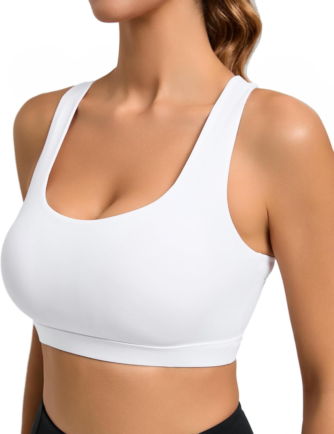 RUNNING GIRL High Support Sports Bra - High Impact Racerback for Women | Perfect for Workouts