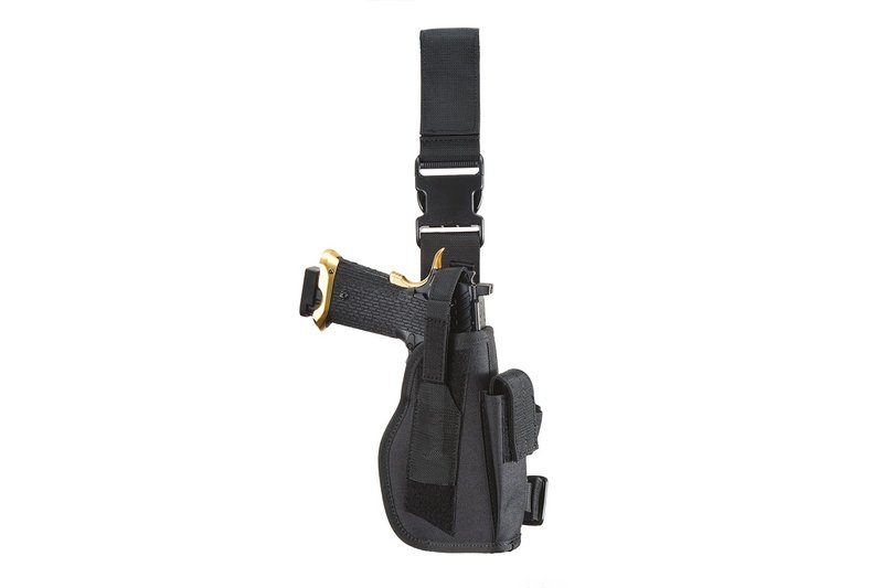 Lancer Tactical 1000D Nylon Drop Leg Holster (Black)