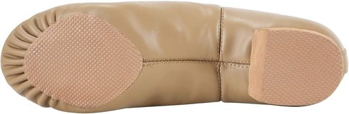 Linodes Women's Jazz Shoes - Slip-On Leather Upper with Elastic Top Piece | Comfortable Fit